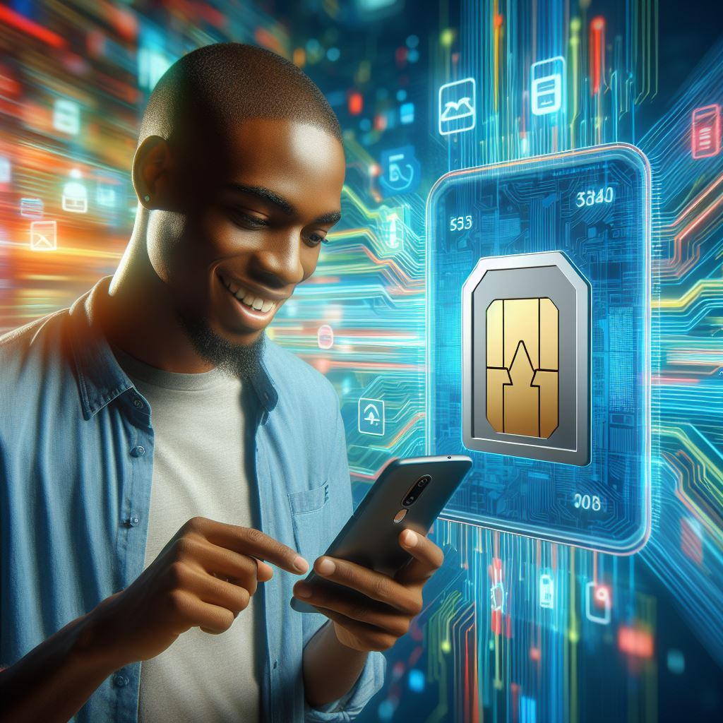  A person following troubleshooting steps on a Motorola device to resolve eSIM compatibility issues